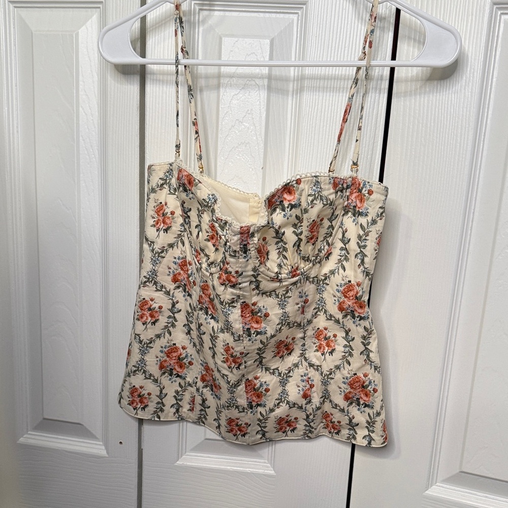 WeWoreWhat Floral Cream Camisole